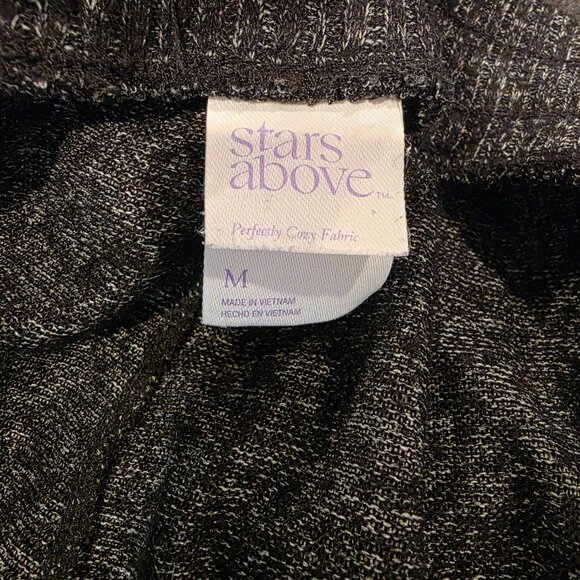 Stars Above Medium M Black Speckled Cozy Joggers - Picture 3 of 7